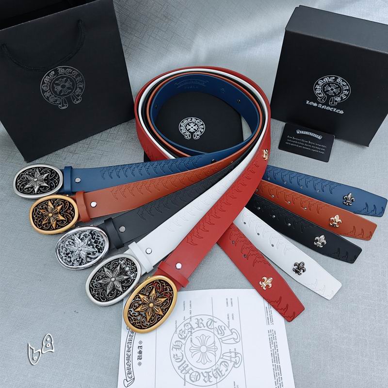 Chrome Hearts belt 38mmX90-125cm lb73